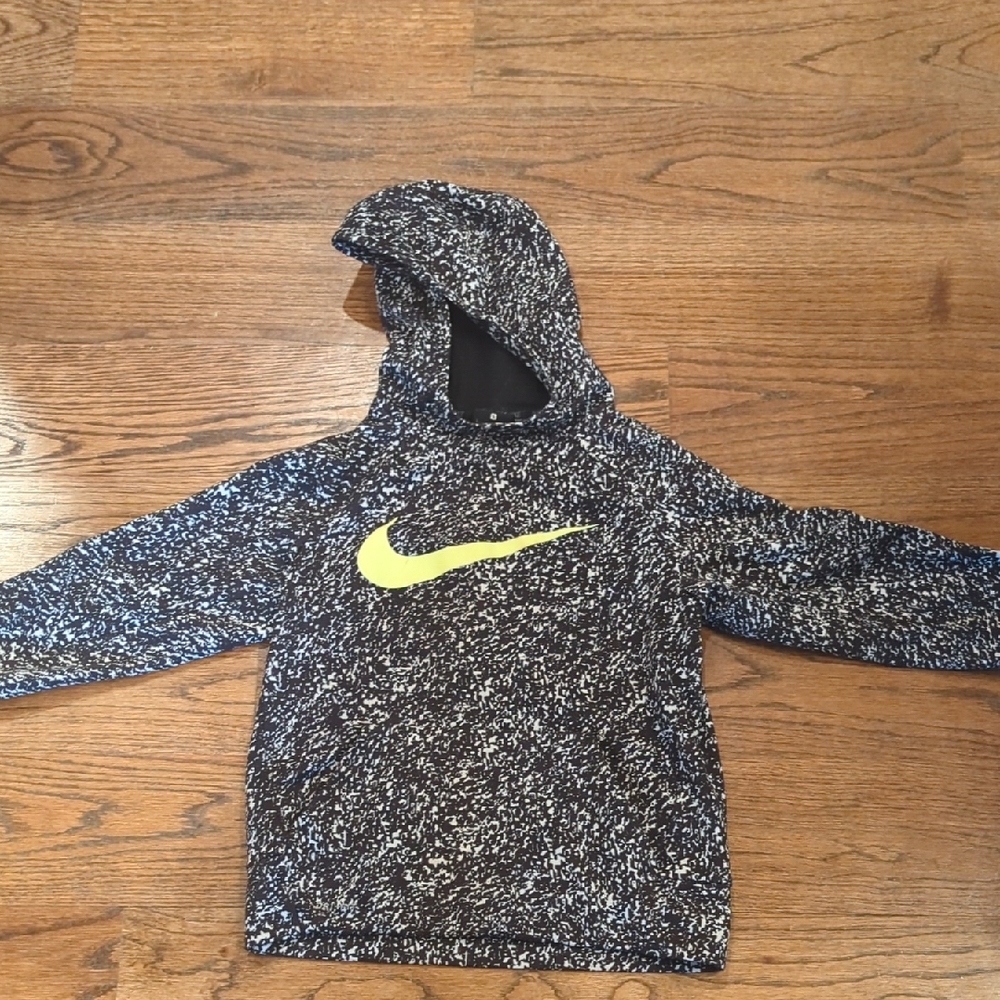 Kids Black and White Nike Hoodie